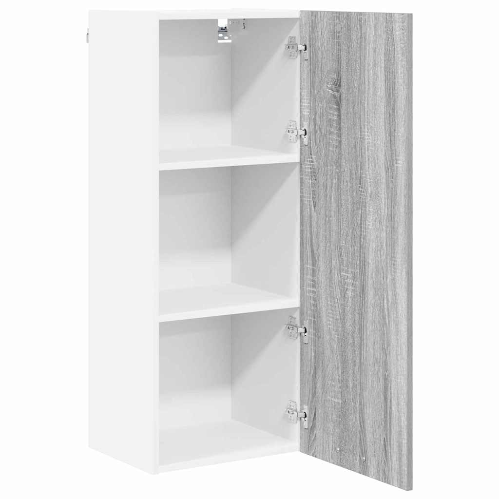 Hangkast Riga Grijs Sonoma 40 x 31 x 100 cm Bewerkt hout is nu te koop bij PeponiXL, paradijselijk wonen!