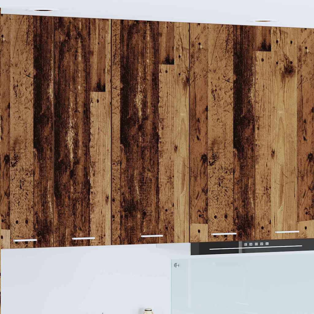 Hangkast met opslag Oudhout 40 x 31 x 100 cm Bewerkt hout is nu te koop bij PeponiXL, paradijselijk wonen!