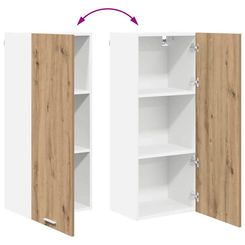 Hangkast met opslag Artisan Eiken 40 x 31 x 100 cm Bewerkt hout is nu te koop bij PeponiXL, paradijselijk wonen!