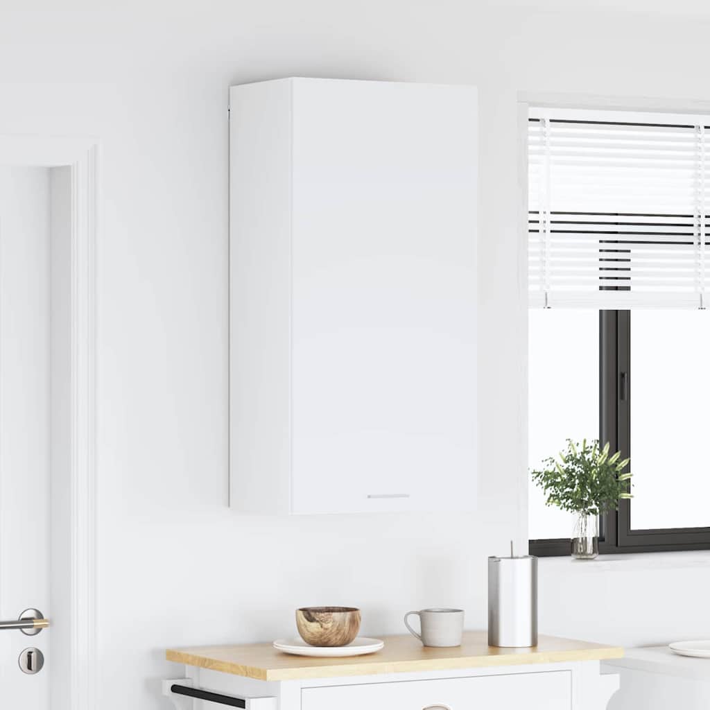 Hangkast met opslag Wit 50 x 31 x 100 cm Bewerkt hout is nu te koop bij PeponiXL, paradijselijk wonen!