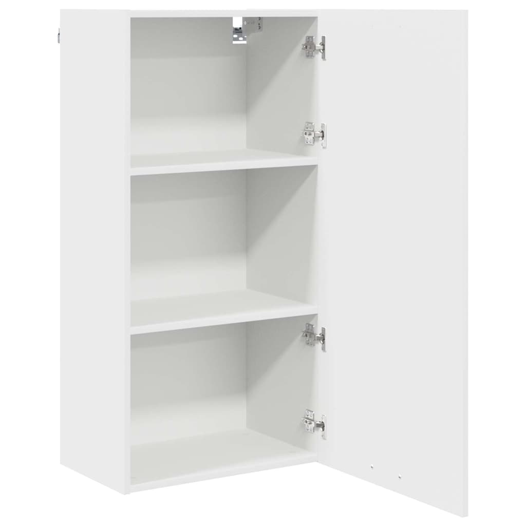 Hangkast met opslag Wit 50 x 31 x 100 cm Bewerkt hout is nu te koop bij PeponiXL, paradijselijk wonen!