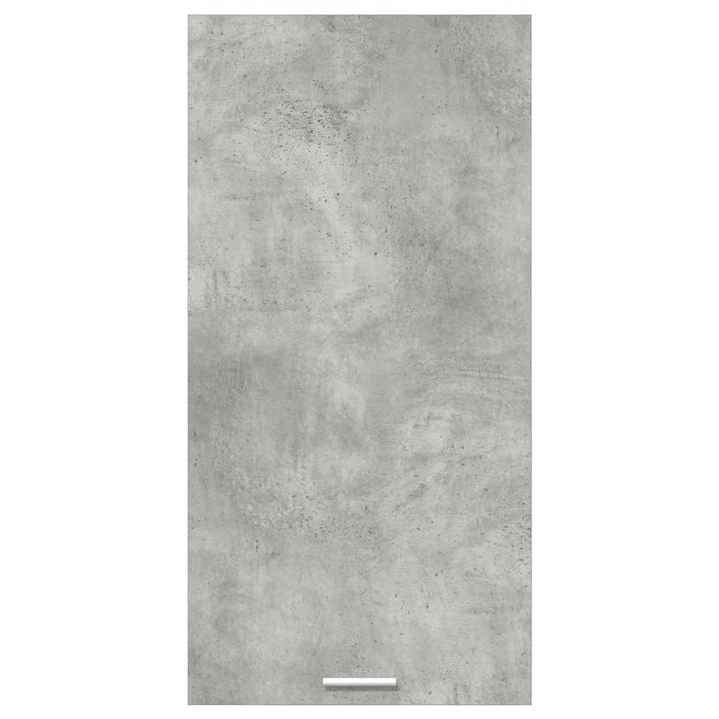 Hangkast Beton Grijs en Wit 50 x 31 x 100 cm Bewerkt hout is nu te koop bij PeponiXL, paradijselijk wonen!