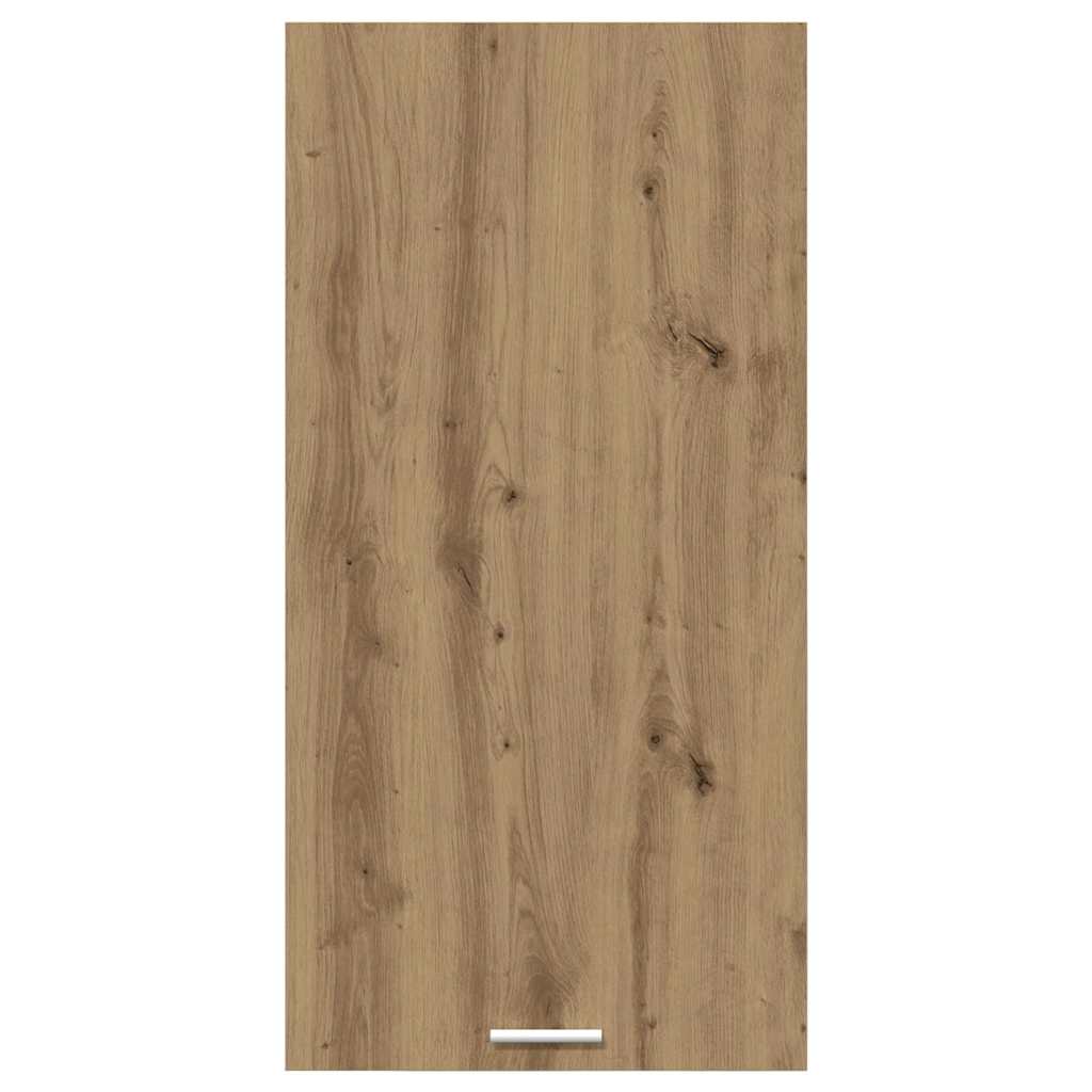 Hangkast Ambachtelijke Eik en Wit 50 x 31 x 100 cm Bewerkt hout is nu te koop bij PeponiXL, paradijselijk wonen!
