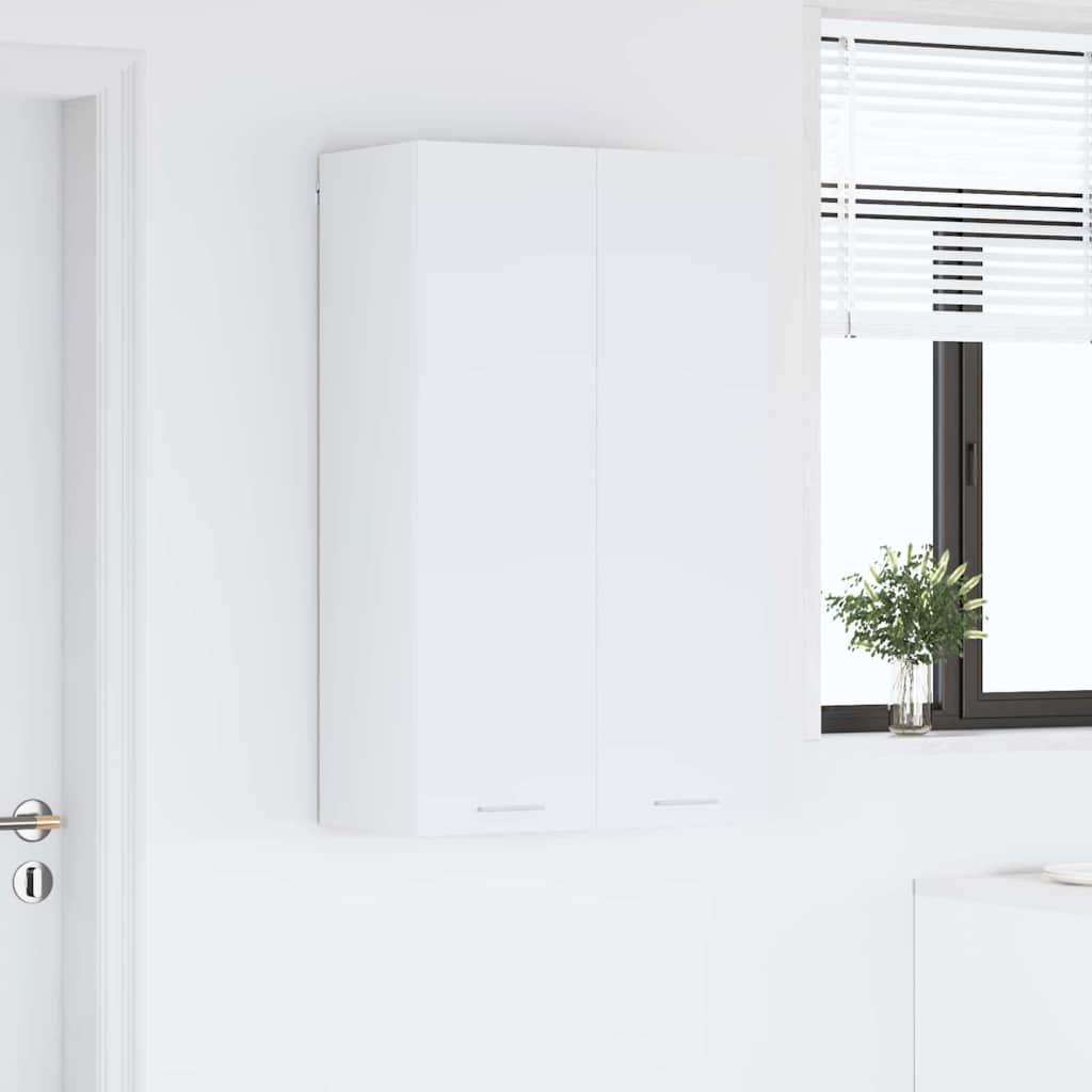 Hangkast met opslag Wit 60 x 31 x 100 cm Bewerkt hout is nu te koop bij PeponiXL, paradijselijk wonen!