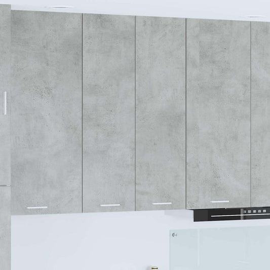 Hangkast met opslag Beton Grijs 60 x 31 x 100 cm Bewerkt hout is nu te koop bij PeponiXL, paradijselijk wonen!