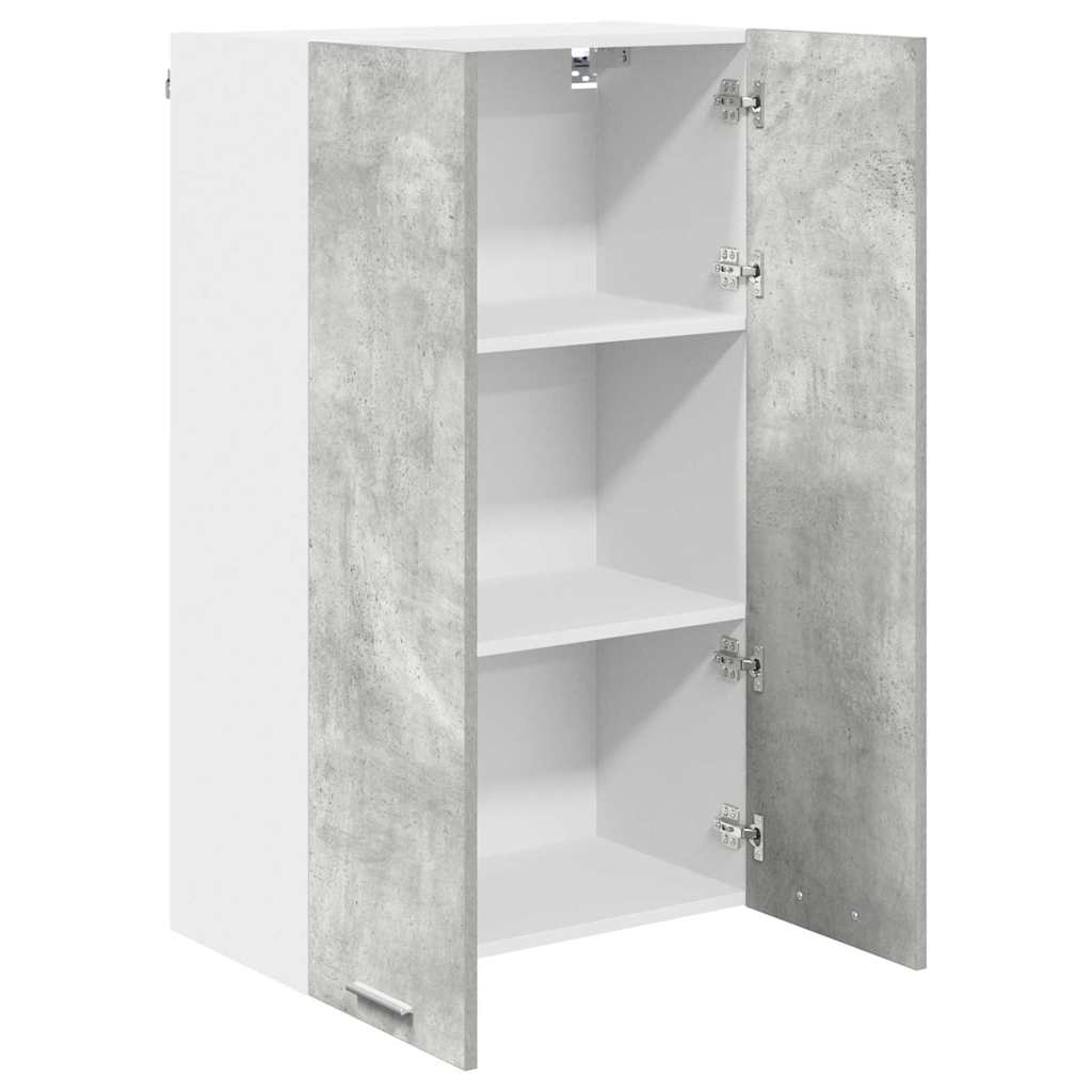 Hangkast met opslag Beton Grijs 60 x 31 x 100 cm Bewerkt hout is nu te koop bij PeponiXL, paradijselijk wonen!