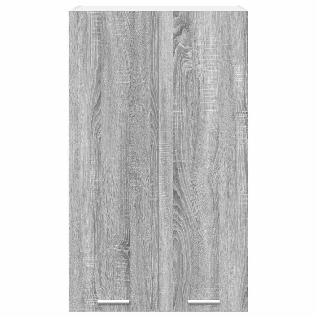 Hangkast met opslag Grijs Sonoma 60 x 31 x 100 cm Bewerkt hout is nu te koop bij PeponiXL, paradijselijk wonen!