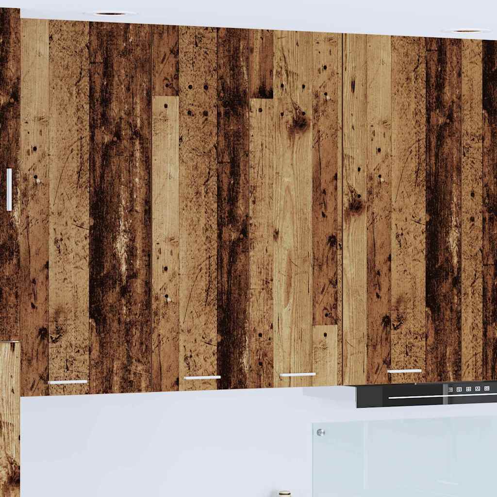 Hangkast met opslag Oudhout 60 x 31 x 100 cm Bewerkt hout is nu te koop bij PeponiXL, paradijselijk wonen!