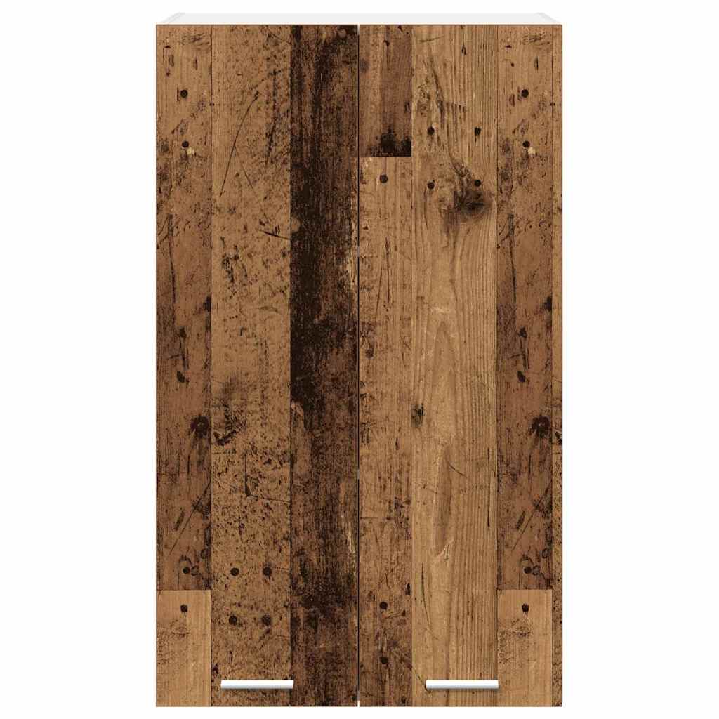 Hangkast met opslag Oudhout 60 x 31 x 100 cm Bewerkt hout is nu te koop bij PeponiXL, paradijselijk wonen!