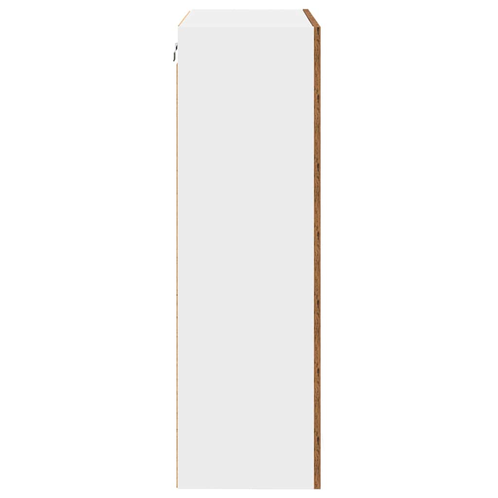 Hangkast met opslag Oudhout 60 x 31 x 100 cm Bewerkt hout is nu te koop bij PeponiXL, paradijselijk wonen!