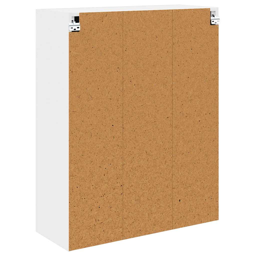 Hangkast met opslag Wit 80 x 31 x 100 cm Bewerkt hout is nu te koop bij PeponiXL, paradijselijk wonen!