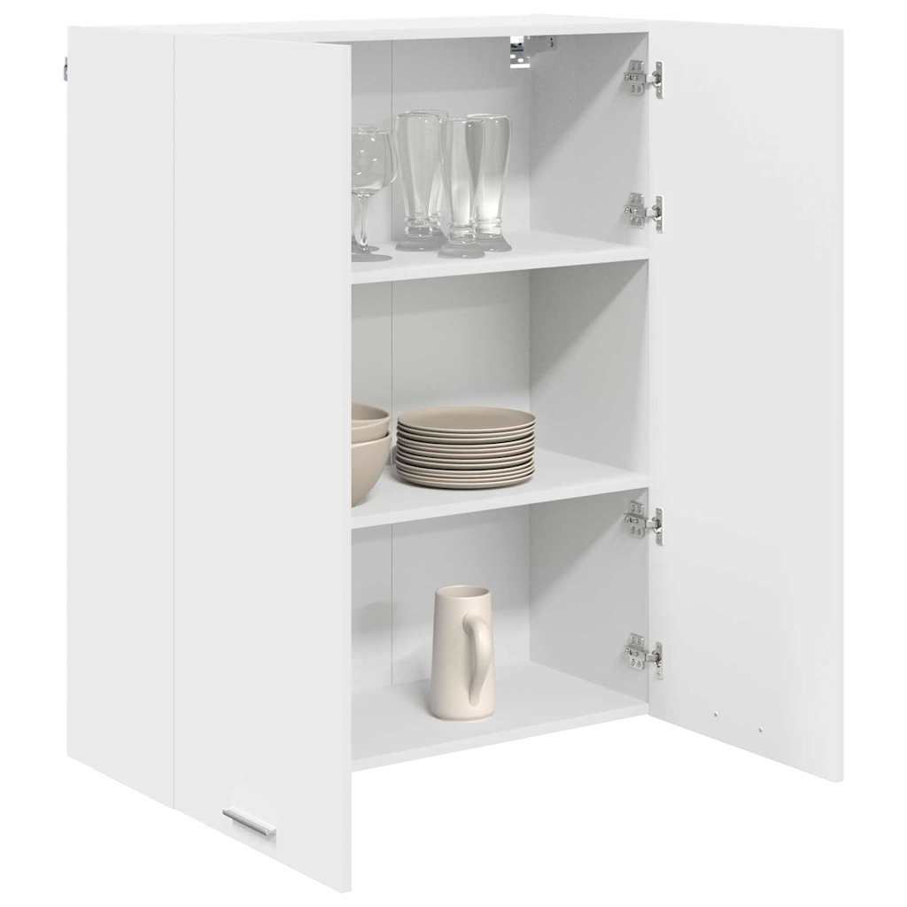 Hangkast met opslag Wit 80 x 31 x 100 cm Bewerkt hout is nu te koop bij PeponiXL, paradijselijk wonen!