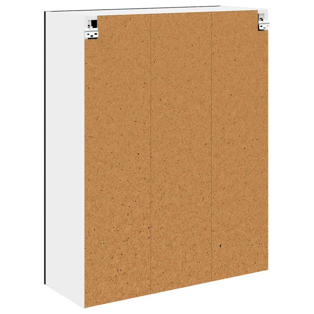 Hangkast met opslag Zwart Eiken 80 x 31 x 100 cm Bewerkt hout is nu te koop bij PeponiXL, paradijselijk wonen!