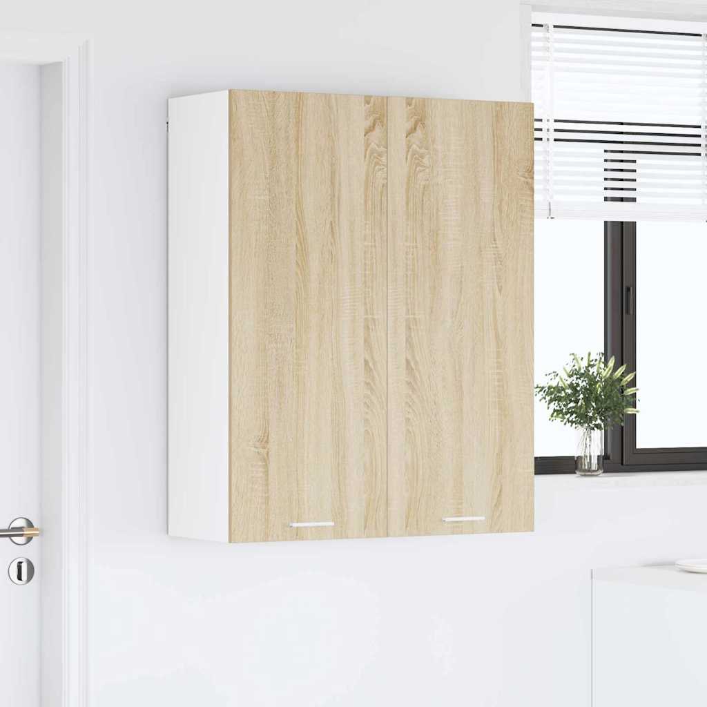 Hangkast met opslag Sonoma Eiken 80 x 31 x 100 cm Bewerkt hout is nu te koop bij PeponiXL, paradijselijk wonen!