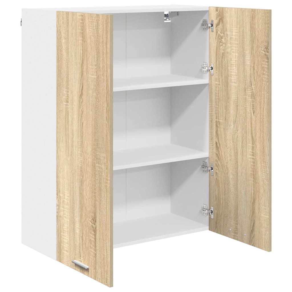 Hangkast met opslag Sonoma Eiken 80 x 31 x 100 cm Bewerkt hout is nu te koop bij PeponiXL, paradijselijk wonen!