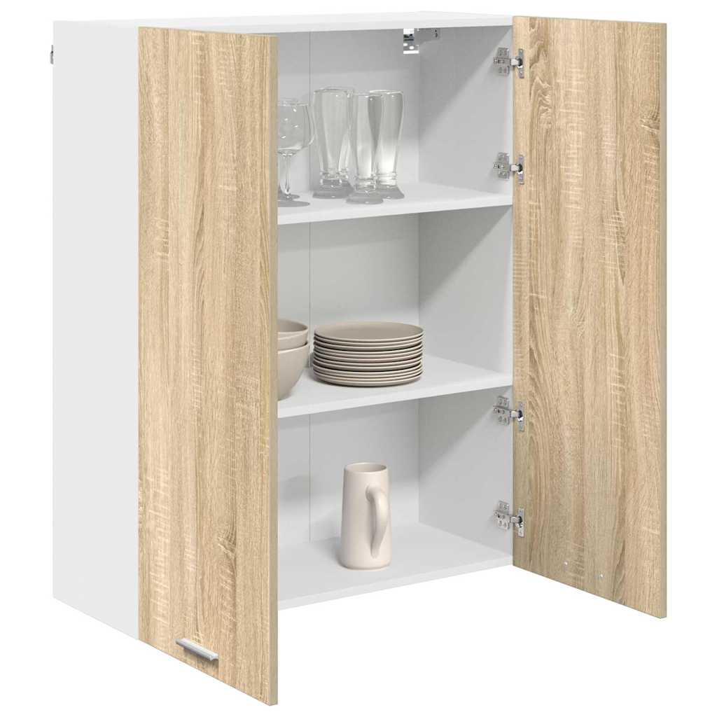 Hangkast met opslag Sonoma Eiken 80 x 31 x 100 cm Bewerkt hout is nu te koop bij PeponiXL, paradijselijk wonen!