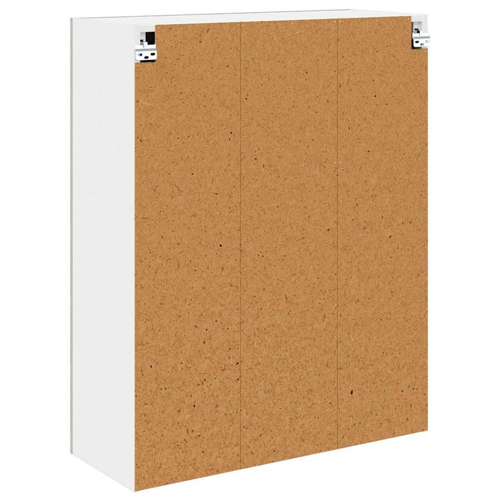 Hangkast met opslag Beton Grijs 80 x 31 x 100 cm Bewerkt hout is nu te koop bij PeponiXL, paradijselijk wonen!