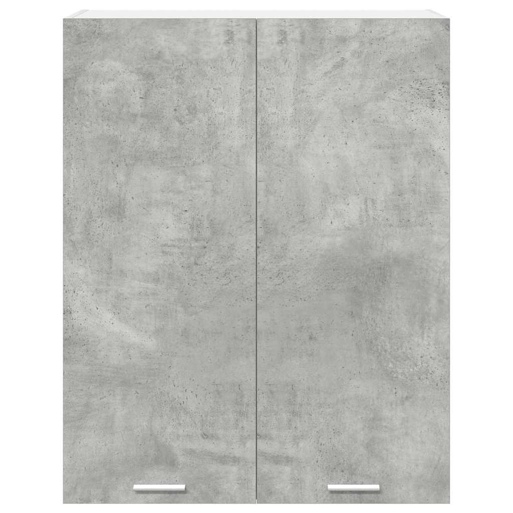 Hangkast met opslag Beton Grijs 80 x 31 x 100 cm Bewerkt hout is nu te koop bij PeponiXL, paradijselijk wonen!