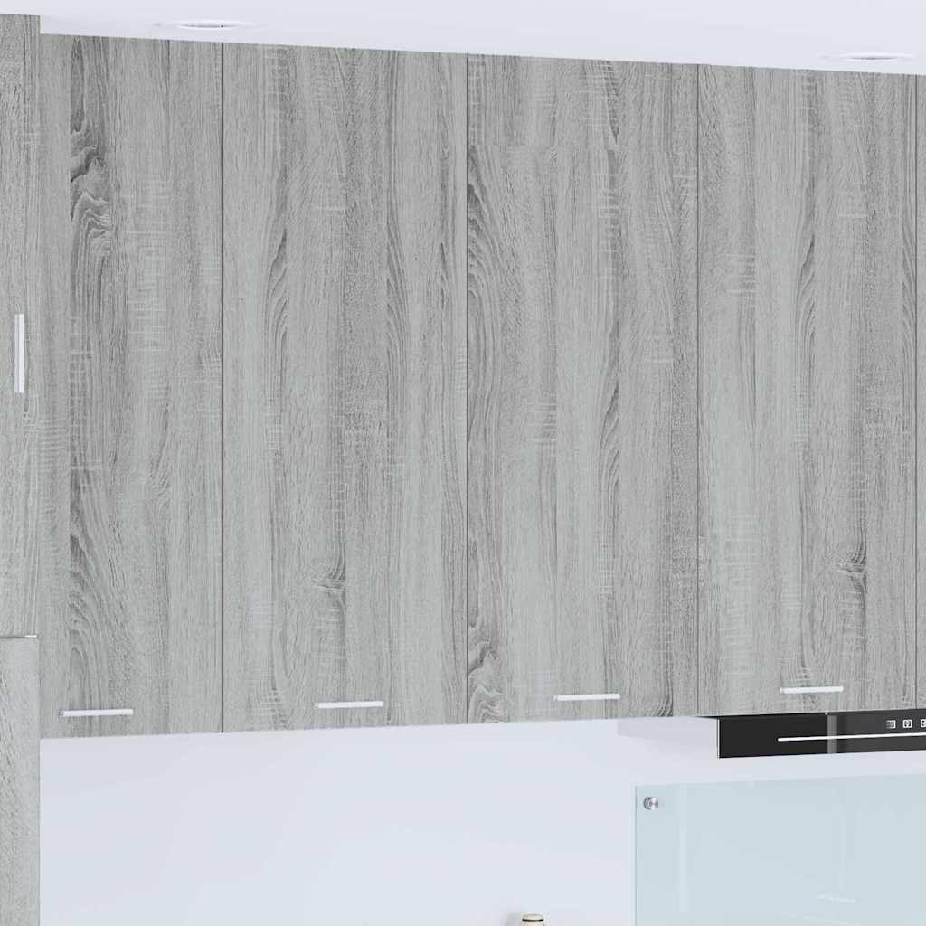 Hangkast met opslag Grijs Sonoma 80 x 31 x 100 cm Bewerkt hout is nu te koop bij PeponiXL, paradijselijk wonen!
