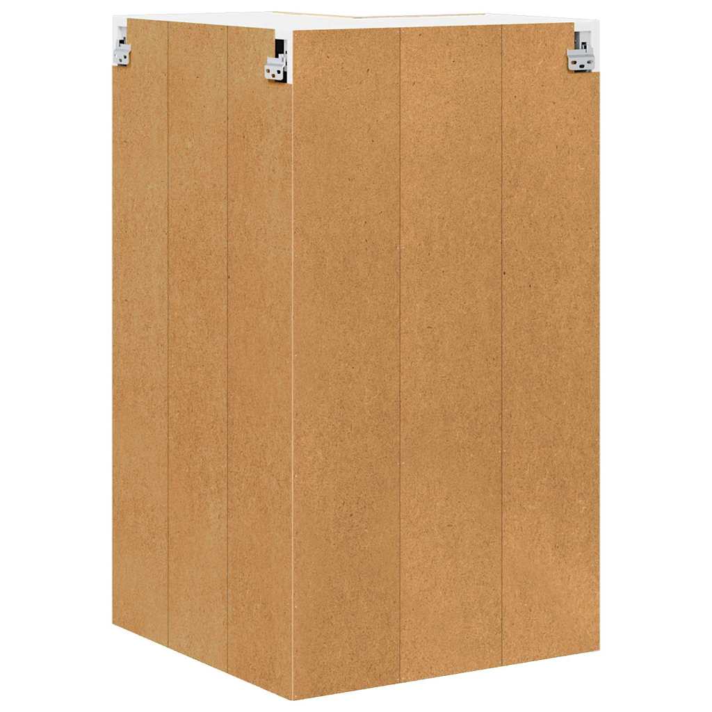 Hangkast Sonoma Eik en Wit 57 x 57 x 100 cm Bewerkt hout is nu te koop bij PeponiXL, paradijselijk wonen!