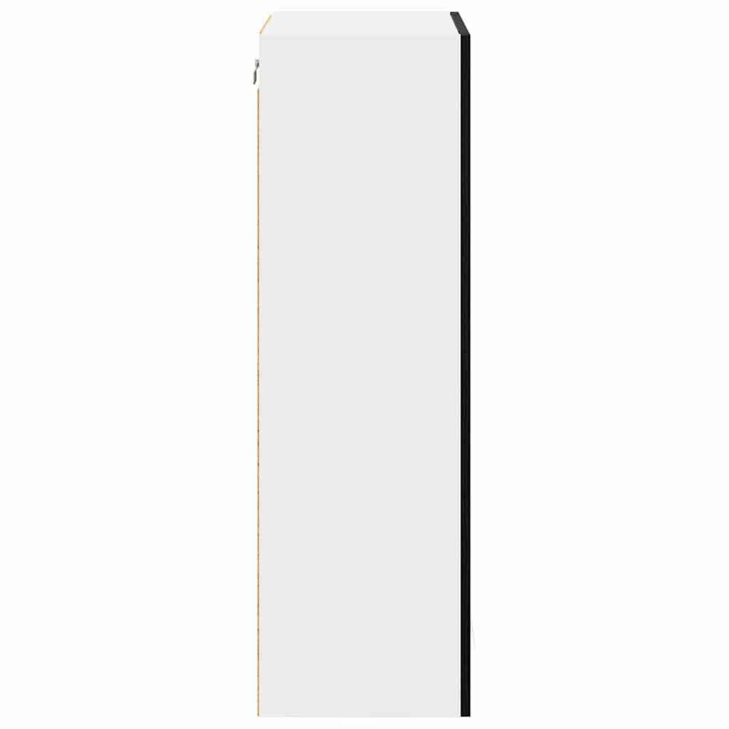 Hangkast met opslag Zwart Eiken 40 x 31 x 100 cm Bewerkt hout is nu te koop bij PeponiXL, paradijselijk wonen!