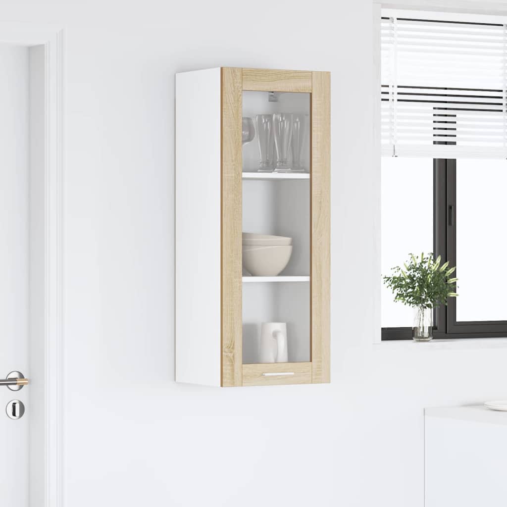 Hangkast met opslag Sonoma Eiken 40 x 31 x 100 cm Bewerkt hout is nu te koop bij PeponiXL, paradijselijk wonen!