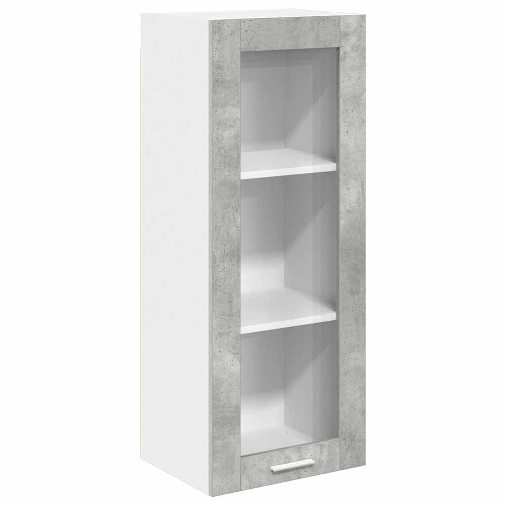 Hangkast met opslag Beton Grijs 40 x 31 x 100 cm Bewerkt hout is nu te koop bij PeponiXL, paradijselijk wonen!