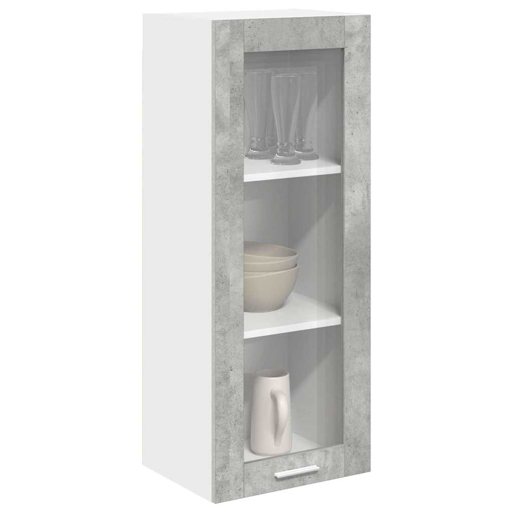 Hangkast met opslag Beton Grijs 40 x 31 x 100 cm Bewerkt hout is nu te koop bij PeponiXL, paradijselijk wonen!