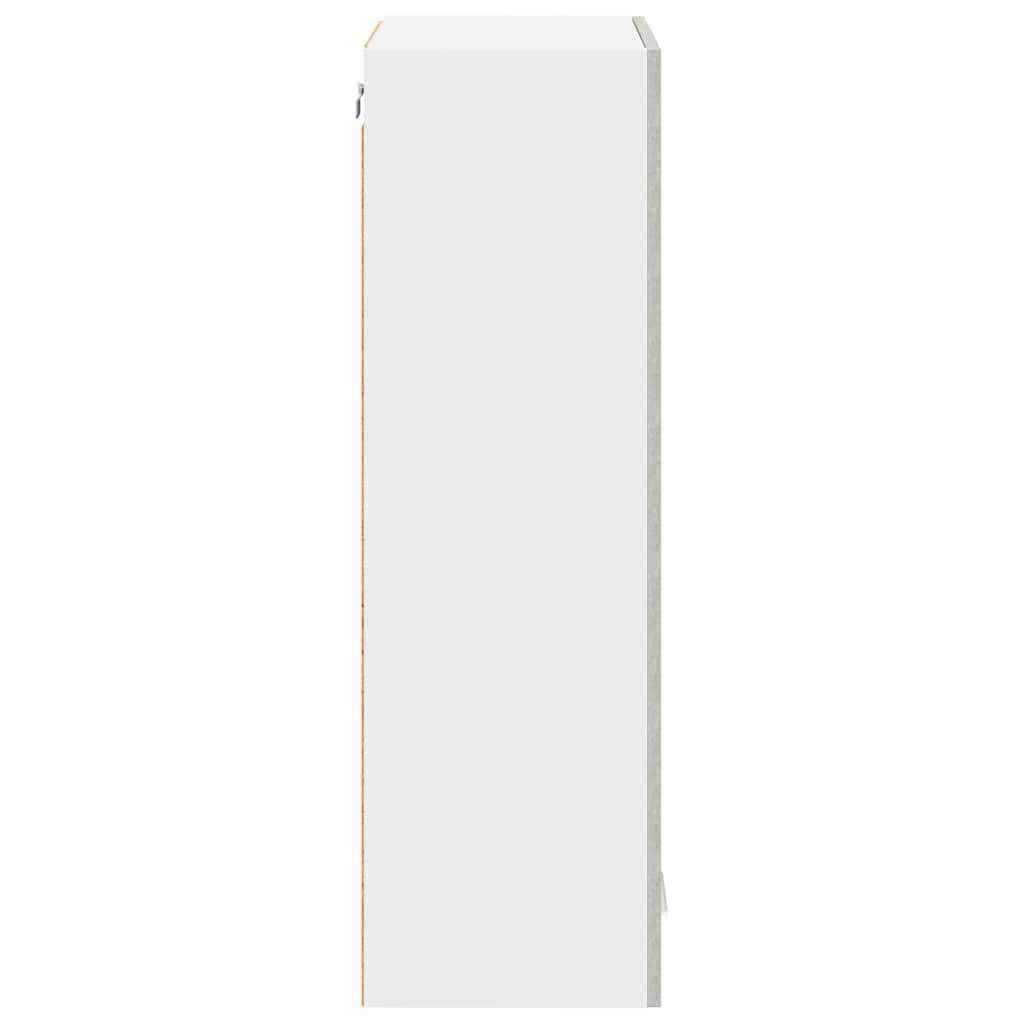 Hangkast met opslag Beton Grijs 40 x 31 x 100 cm Bewerkt hout is nu te koop bij PeponiXL, paradijselijk wonen!