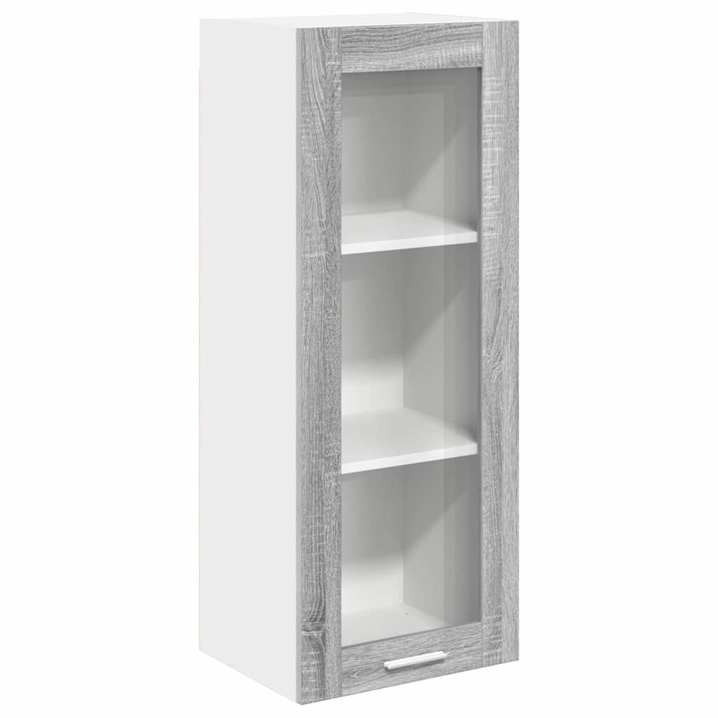 Hangkast met opslag Grijs Sonoma 40 x 31 x 100 cm Bewerkt hout is nu te koop bij PeponiXL, paradijselijk wonen!