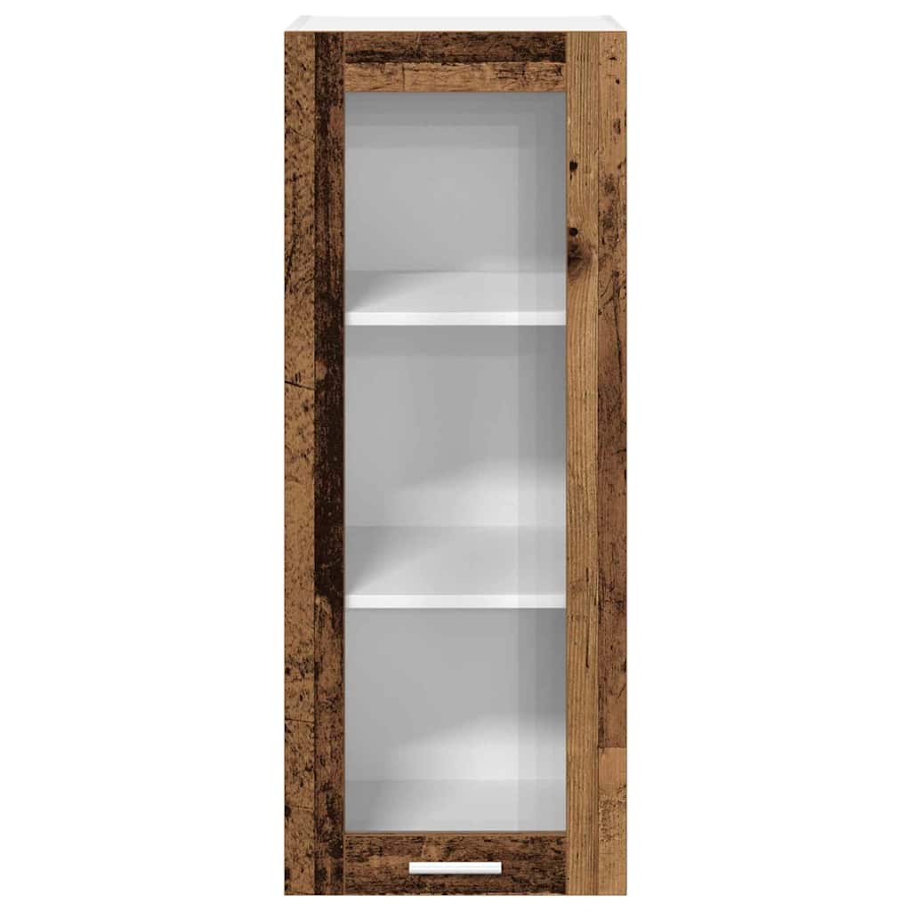 Hangkast met opslag Oudhout 40 x 31 x 100 cm Bewerkt hout is nu te koop bij PeponiXL, paradijselijk wonen!