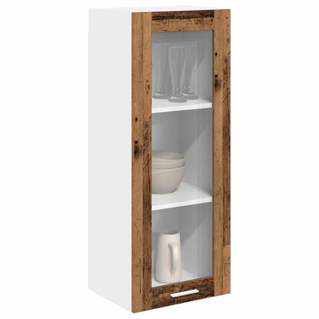 Hangkast met opslag Oudhout 40 x 31 x 100 cm Bewerkt hout is nu te koop bij PeponiXL, paradijselijk wonen!