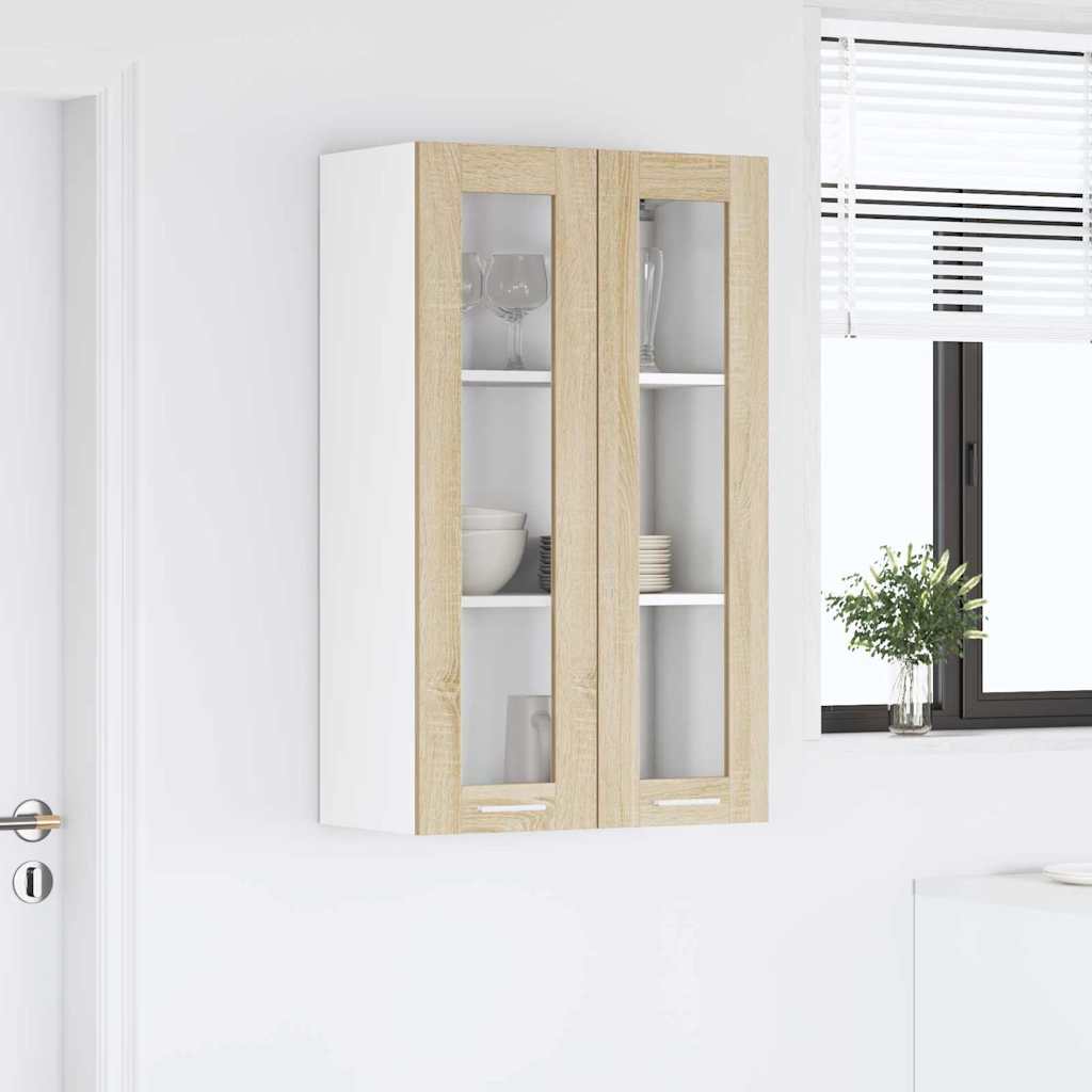 Hangkast met opslag Sonoma Eiken 60 x 31 x 100 cm Bewerkt hout is nu te koop bij PeponiXL, paradijselijk wonen!