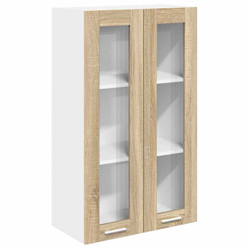 Hangkast met opslag Sonoma Eiken 60 x 31 x 100 cm Bewerkt hout is nu te koop bij PeponiXL, paradijselijk wonen!