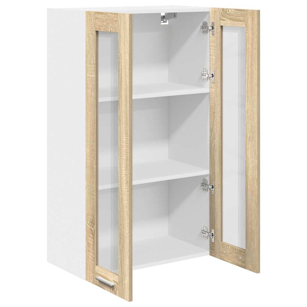Hangkast met opslag Sonoma Eiken 60 x 31 x 100 cm Bewerkt hout is nu te koop bij PeponiXL, paradijselijk wonen!
