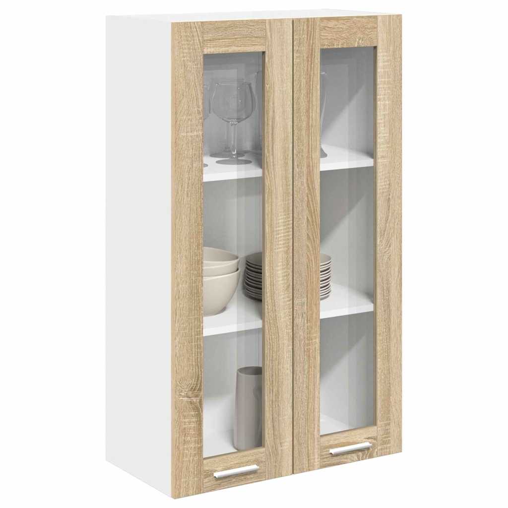 Hangkast met opslag Sonoma Eiken 60 x 31 x 100 cm Bewerkt hout is nu te koop bij PeponiXL, paradijselijk wonen!