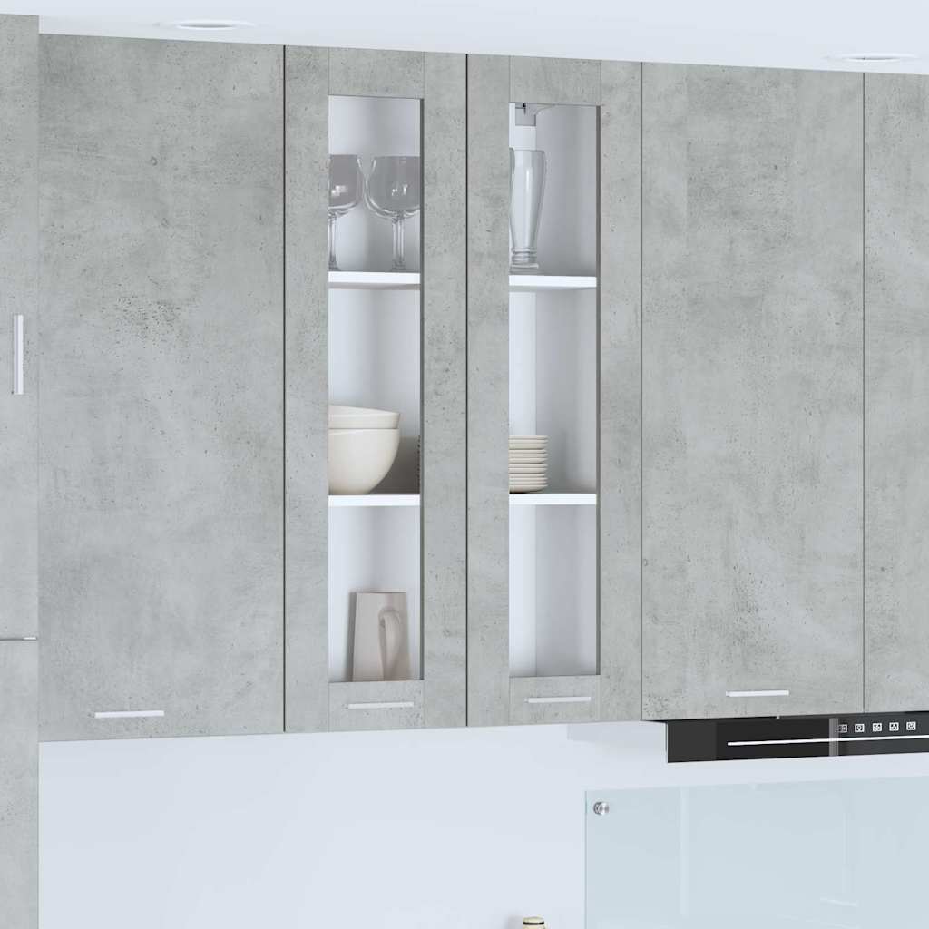 Hangkast met opslag Beton Grijs 60 x 31 x 100 cm Bewerkt hout is nu te koop bij PeponiXL, paradijselijk wonen!