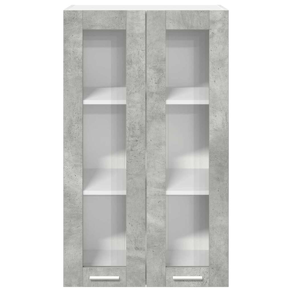 Hangkast met opslag Beton Grijs 60 x 31 x 100 cm Bewerkt hout is nu te koop bij PeponiXL, paradijselijk wonen!