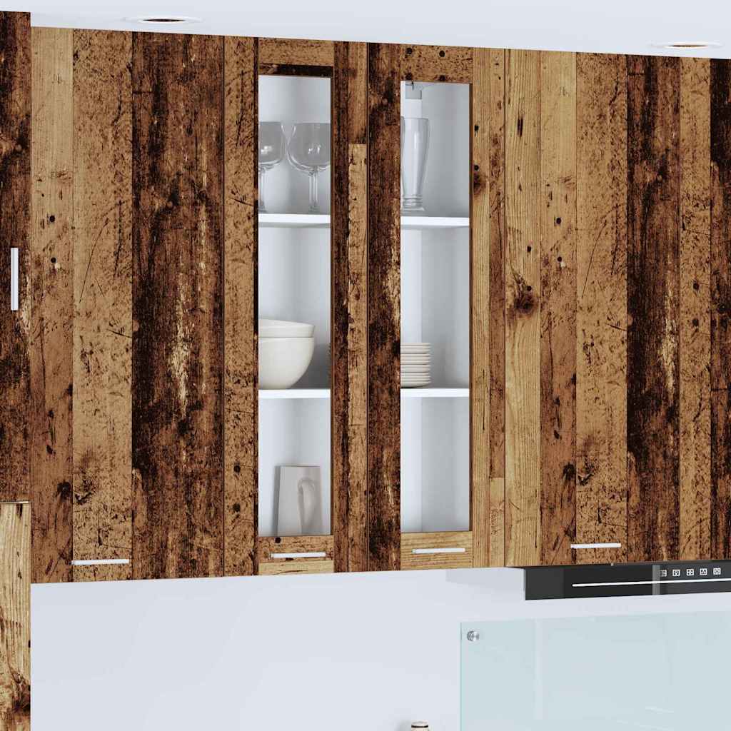 Hangkast met opslag Oudhout 60 x 31 x 100 cm Bewerkt hout is nu te koop bij PeponiXL, paradijselijk wonen!