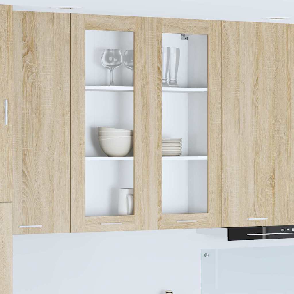 Hangkast met opslag Sonoma Eiken 80 x 31 x 100 cm Bewerkt hout is nu te koop bij PeponiXL, paradijselijk wonen!