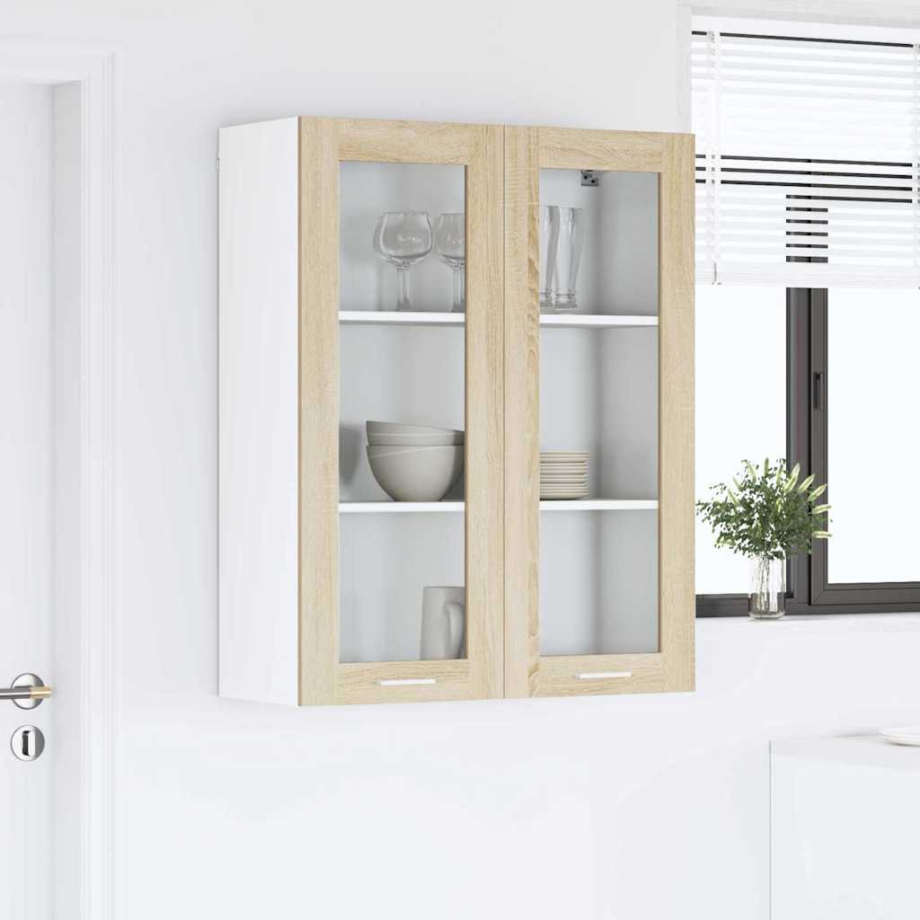 Hangkast met opslag Sonoma Eiken 80 x 31 x 100 cm Bewerkt hout is nu te koop bij PeponiXL, paradijselijk wonen!