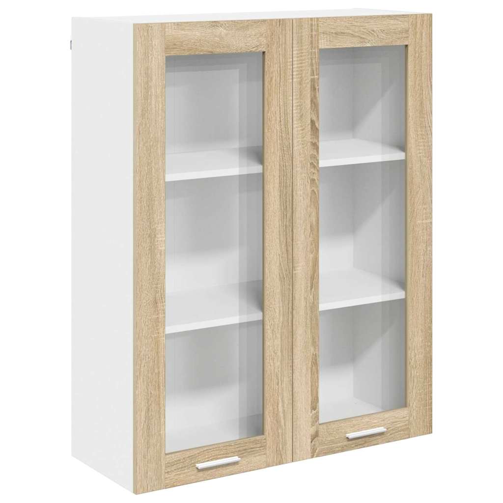 Hangkast met opslag Sonoma Eiken 80 x 31 x 100 cm Bewerkt hout is nu te koop bij PeponiXL, paradijselijk wonen!