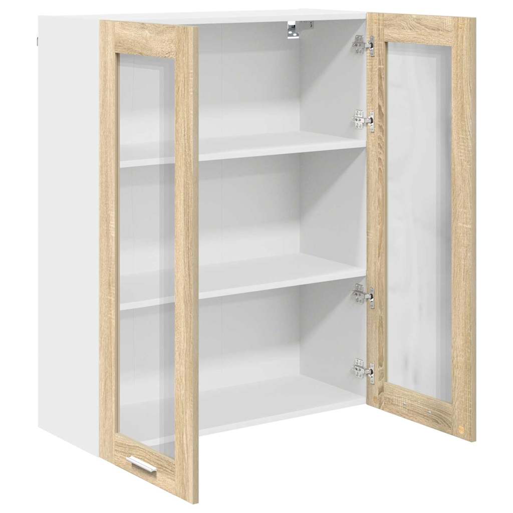 Hangkast met opslag Sonoma Eiken 80 x 31 x 100 cm Bewerkt hout is nu te koop bij PeponiXL, paradijselijk wonen!