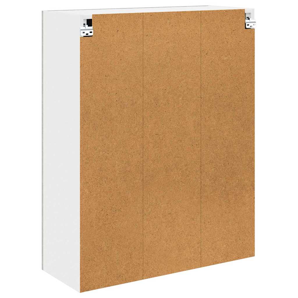 Hangkast met opslag Beton Grijs 80 x 31 x 100 cm Bewerkt hout is nu te koop bij PeponiXL, paradijselijk wonen!