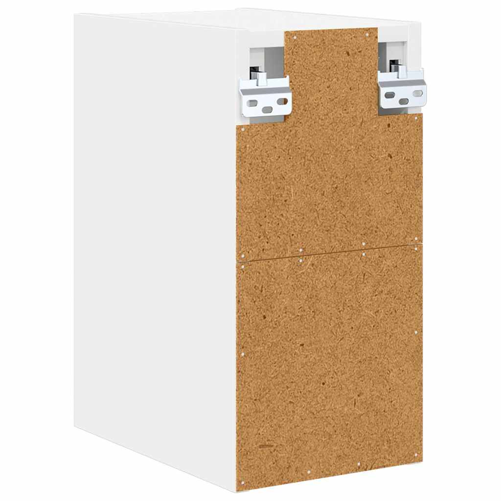 Hangkast met opslag Wit 20 x 29,5 x 40 cm Bewerkt hout is nu te koop bij PeponiXL, paradijselijk wonen!