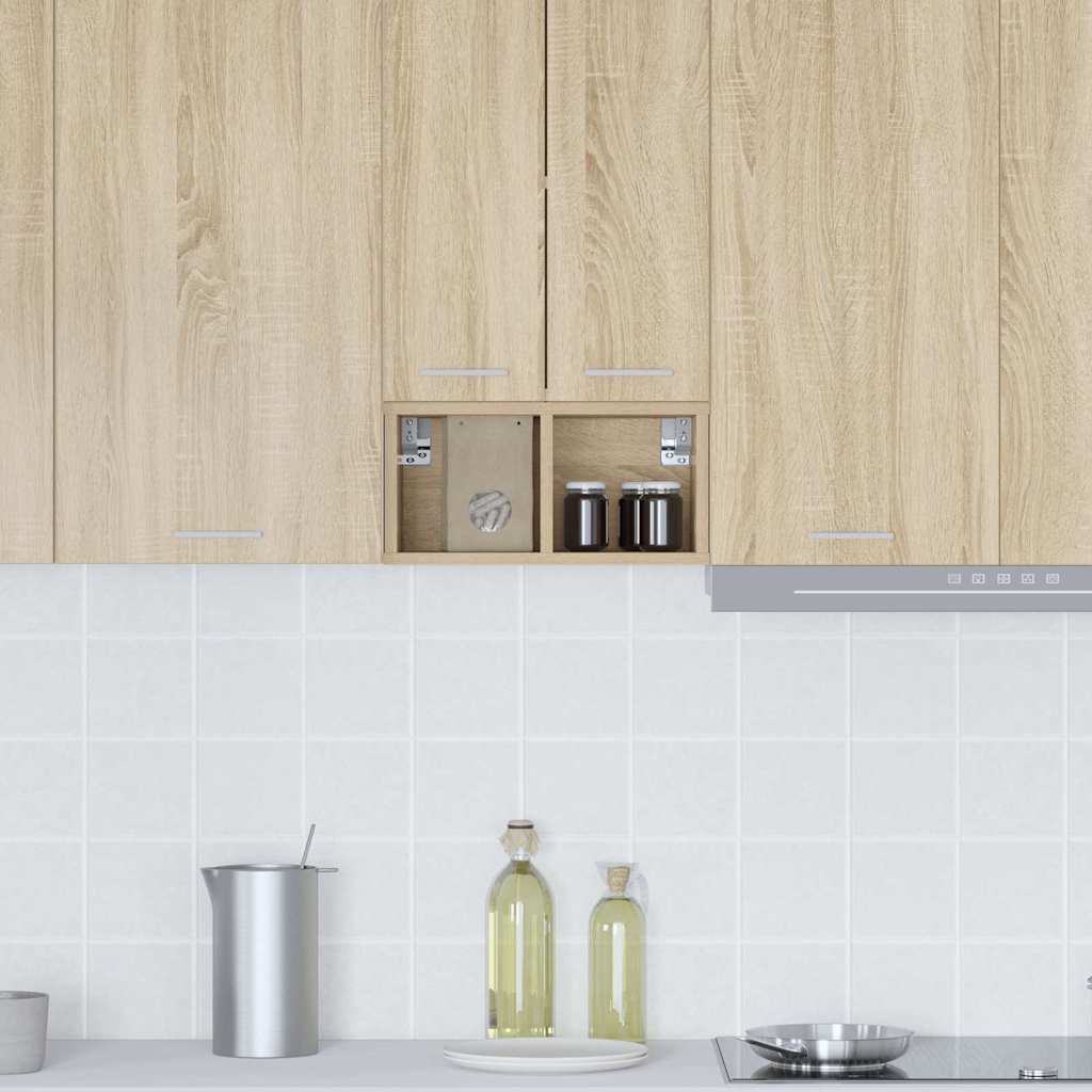 Hangkast met opslag Sonoma Eiken 20 x 29,5 x 40 cm Bewerkt hout is nu te koop bij PeponiXL, paradijselijk wonen!