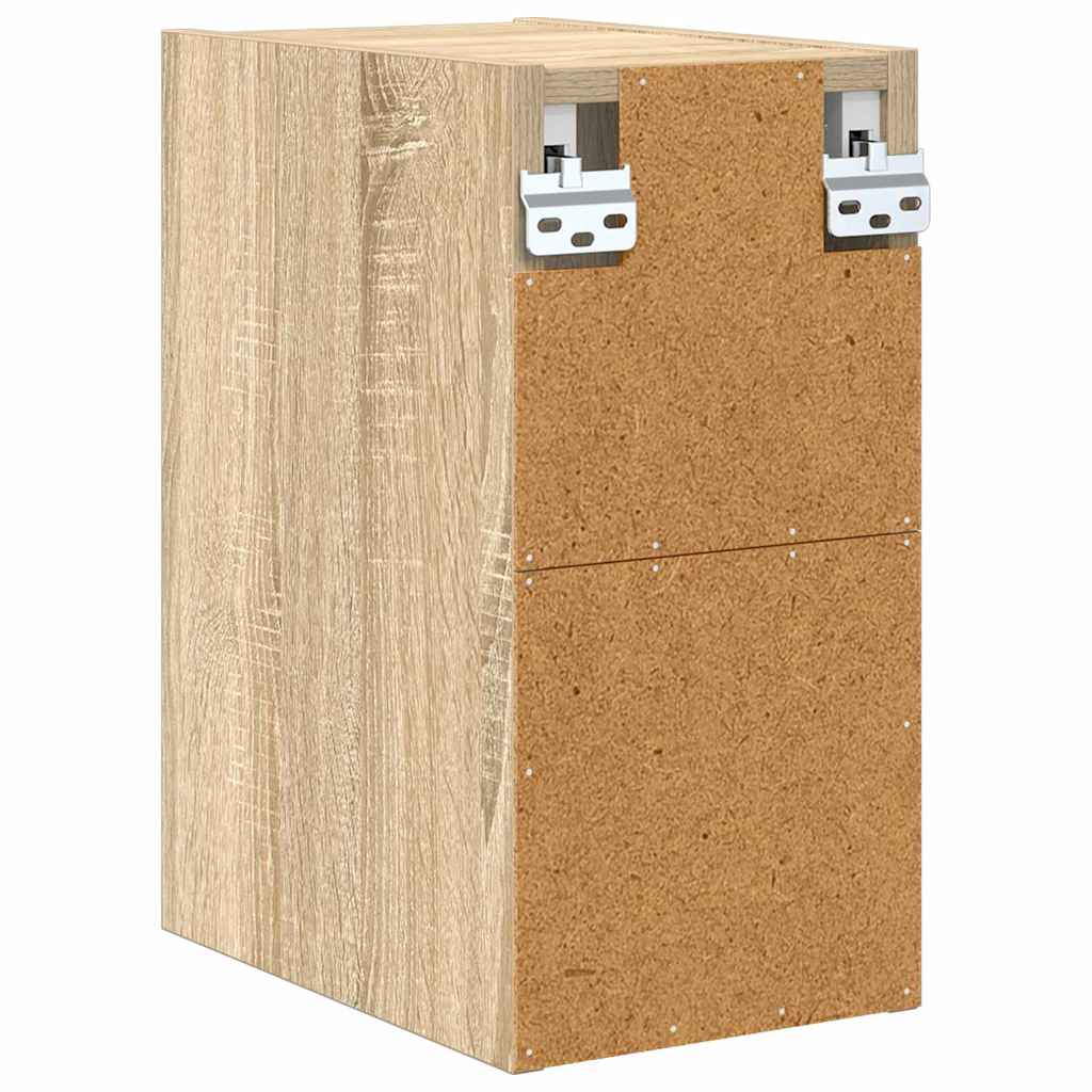 Hangkast met opslag Sonoma Eiken 20 x 29,5 x 40 cm Bewerkt hout is nu te koop bij PeponiXL, paradijselijk wonen!