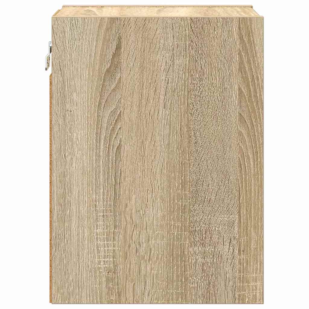 Hangkast met opslag Sonoma Eiken 20 x 29,5 x 40 cm Bewerkt hout is nu te koop bij PeponiXL, paradijselijk wonen!