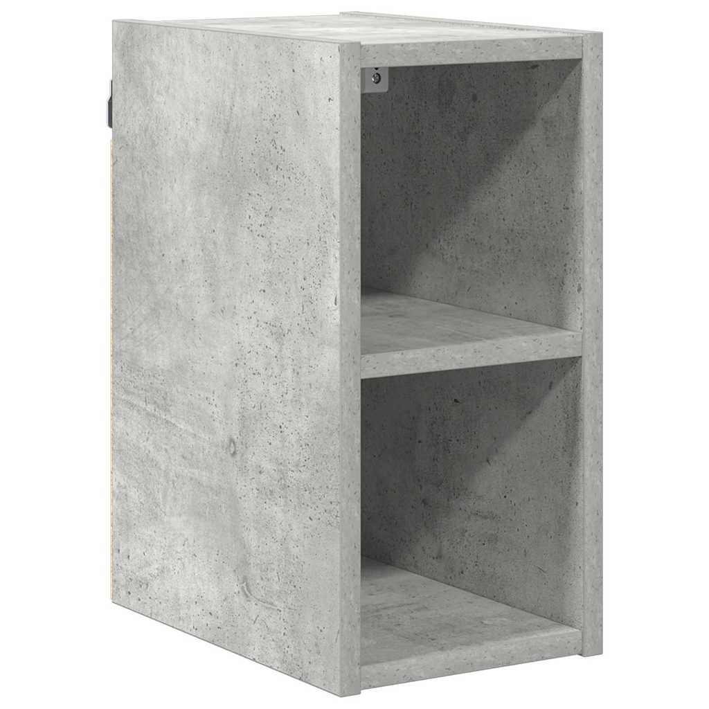Hangkast met opslag Beton Grijs 20 x 29,5 x 40 cm Bewerkt hout is nu te koop bij PeponiXL, paradijselijk wonen!