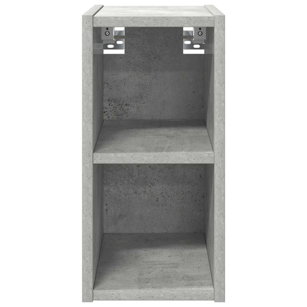 Hangkast met opslag Beton Grijs 20 x 29,5 x 40 cm Bewerkt hout is nu te koop bij PeponiXL, paradijselijk wonen!